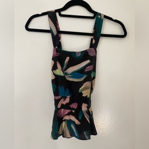 Stone cold fox back tie blouse